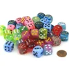 Dice>Bag of 50 Assorted Loose Lab Dice 2 16mm D6 Chessex Dice with Pips - Your Source for Gaming Essentials