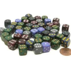 Dice>Bag of 50 Speckled Menagerie #3 D6 12mm Small Chessex Dice - Your Source for Gaming Essentials