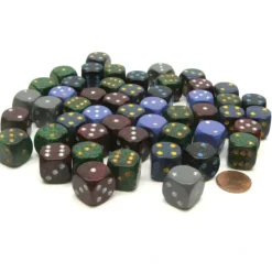 Dice>Bag of 50 Speckled Menagerie #3 D6 16mm Chessex Dice - Your Source for Gaming Essentials