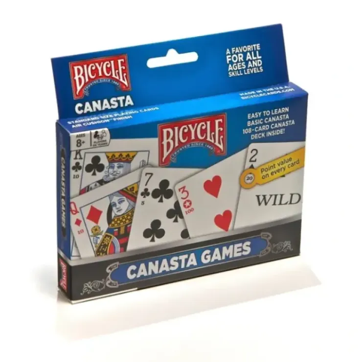 Cards>Bicycle Canasta Games Playing Cards - 108 Card Canasta Deck - Your Source for Gaming Essentials