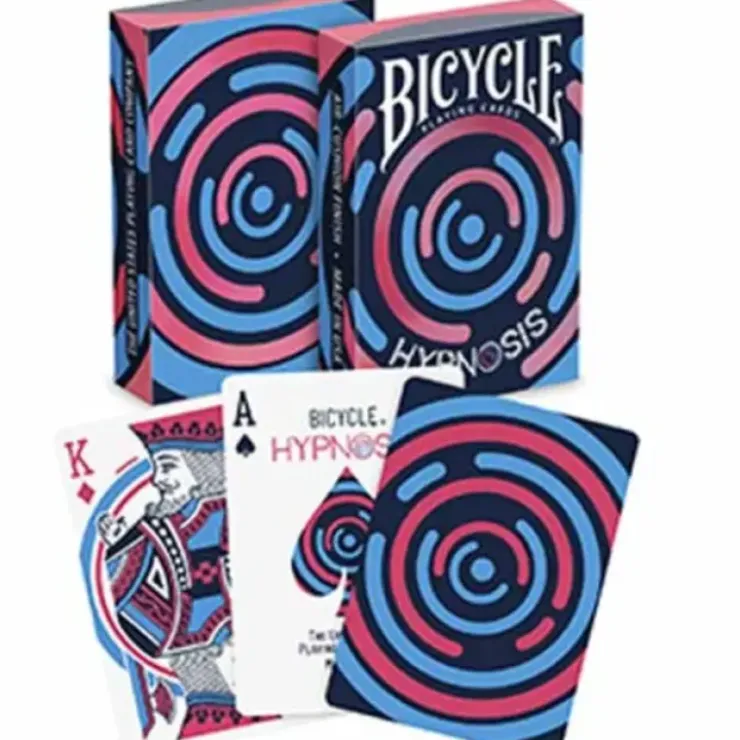 Cards>Bicycle Hypnosis V2 Blue & Pink Playing Cards - 1 Deck - Your Source for Gaming Essentials
