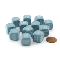 Dice>Bolt Action Orders Dice Pack, 12 Pieces - Choose Your Color - Your Source for Gaming Essentials