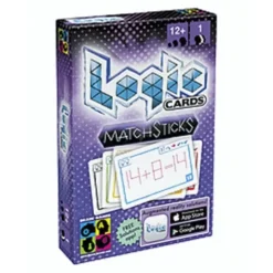 Cards>Brain Games Logic Cards: MatchSticks 53 Card Game Set - Your Source for Gaming Essentials