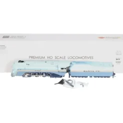 Broadway Limited 7351 Brass Hybrid HO ATSF Blue Goose Steam Engine SND/DCC #3460 LN/Box - Your Source for Gaming Essentials