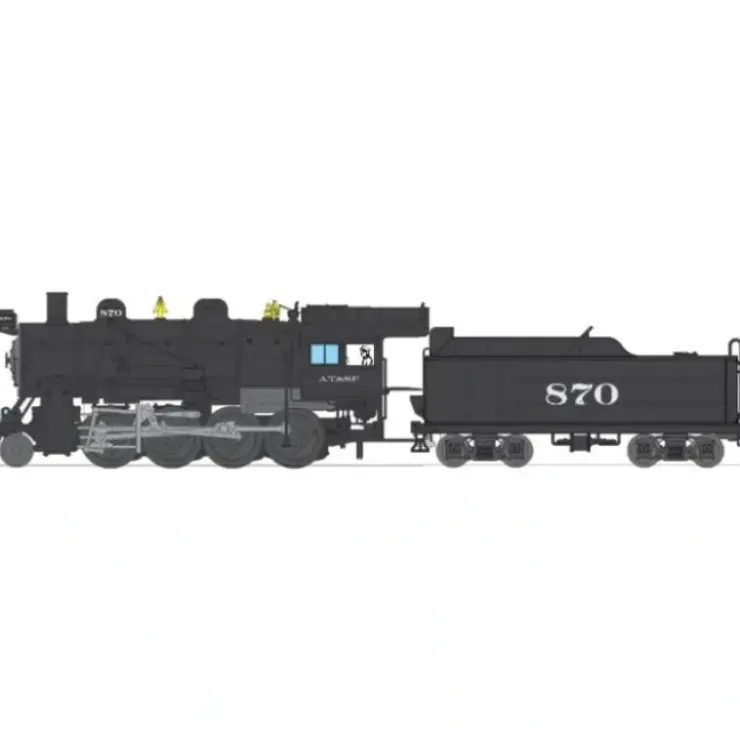 Broadway Limited 2786 HO Atchison, Topeka & Santa Fe Baldwin 2-8-0 #874 - Your Source for Gaming Essentials