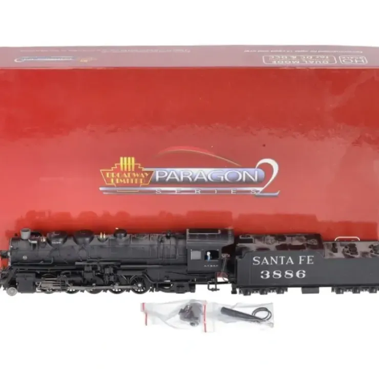 Broadway Limited 2194 HO Scale ATSF 2-10-2 Steam Locomotive #3886 w/DCC, Sound - Your Source for Gaming Essentials