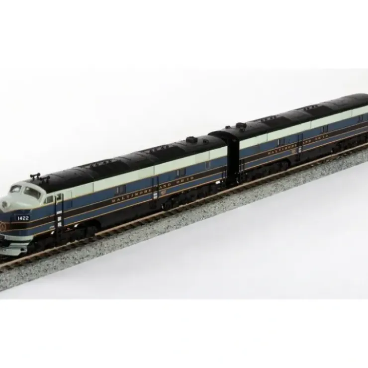 Broadway Limited 1672 N Baltimore and Ohio EMD E7A/E6B Set w/DCC #1422/2412 - Your Source for Gaming Essentials