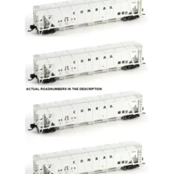 Broadway Limited 3172 N CR PRR Class H32 5-Bay Covered Hopper Set A (Pack of 4) - Your Source for Gaming Essentials