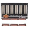 Broadway Limited 3193 N MKT ARA 70-Ton 4-Bay Hopper w/Load Set A (Pack of 6) - Your Source for Gaming Essentials