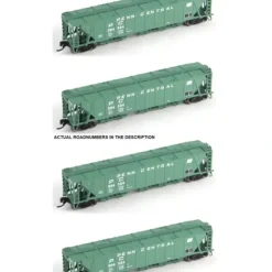 Broadway Limited 3173 N PC PRR Class H32 5-Bay Covered Hopper Set A (Pack of 4) - Your Source for Gaming Essentials