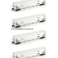 Broadway Limited 3174 N PC PRR Class H32 5-Bay Covered Hopper Set A (Pack of 4) - Your Source for Gaming Essentials