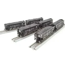 Broadway Limited 3116 N PRR N&W Class H2A 3-Bay Hopper w/Load Set A (Pack of 6) - Your Source for Gaming Essentials