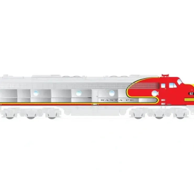 Broadway Limited 3011 N Santa Fe EMD E6A/Unpowered B Set Paragon2 #12L,12A - Your Source for Gaming Essentials