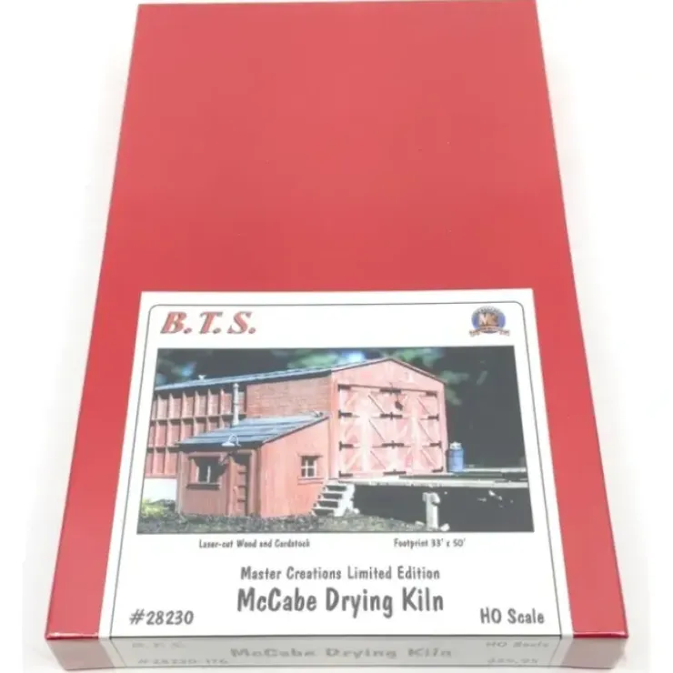 BTS 28230 HO Scale McCabe Lumber Co Drying Kiln Kit MT/Box - Your Source for Gaming Essentials