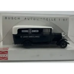 Busch 47716 1:87 Black & White Ford AA St.John Ambulance - Your Source for Gaming Essentials