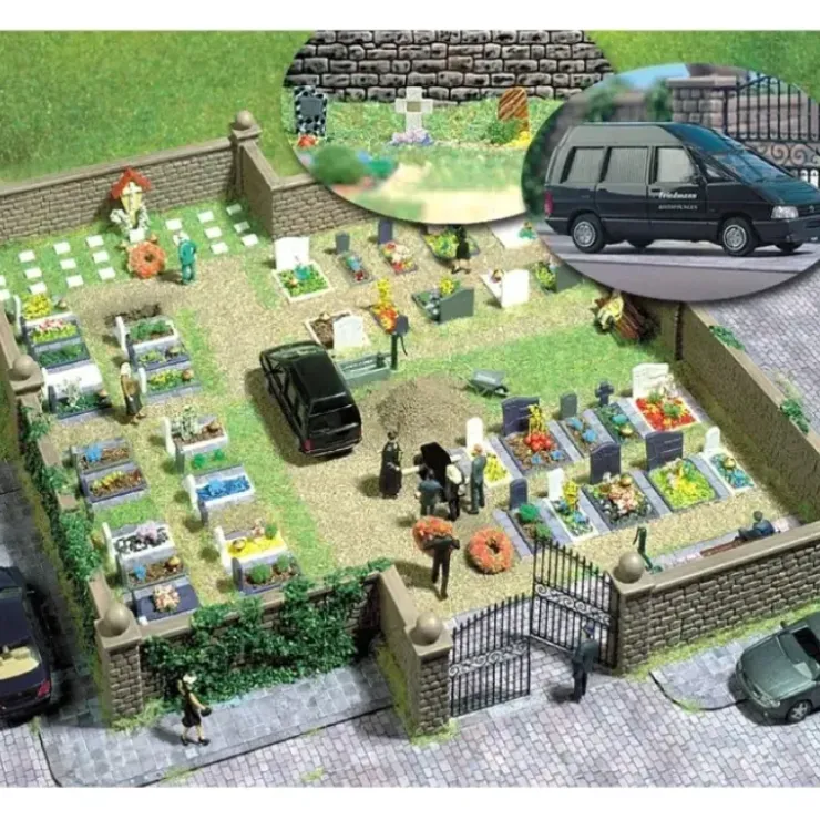 Busch 6049 Cemetery Kit - Your Source for Gaming Essentials