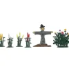 Busch 1233 HO Lupines & Dahlias - Assembled (4) - Your Source for Gaming Essentials