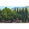 Busch 6491 HO Mixed Forest Trees 2" to 4.25" (Pack of 50) - Your Source for Gaming Essentials