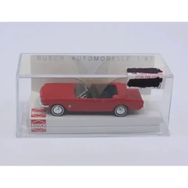 Busch 47500 HO Red 1964 Ford Mustang Convertible - Assembled - Your Source for Gaming Essentials