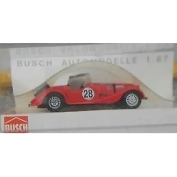 Busch 47106 HO Red #28 Morgan Plus 8 Rallye - Your Source for Gaming Essentials