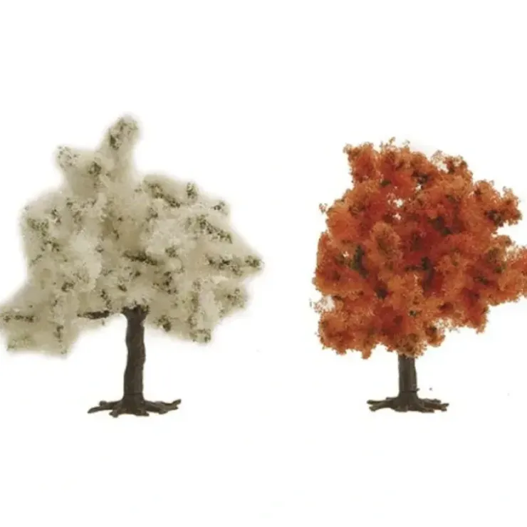 Busch 6843 HO 2-15/16" Red Tree (Set of 2) - Your Source for Gaming Essentials