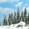Busch 6466 HO Snow Covered Winter Firs (Pack of 20) - Your Source for Gaming Essentials