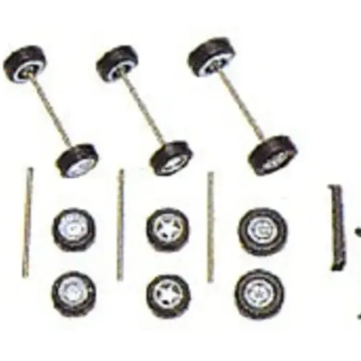 Busch 49950 HO Sport Tire with Axle Set Includes 3 Pair of Tires - Your Source for Gaming Essentials