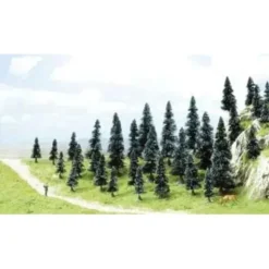 Busch 6492 HO Spruce Trees 1.9"-4.3" (Set of 35) - Your Source for Gaming Essentials