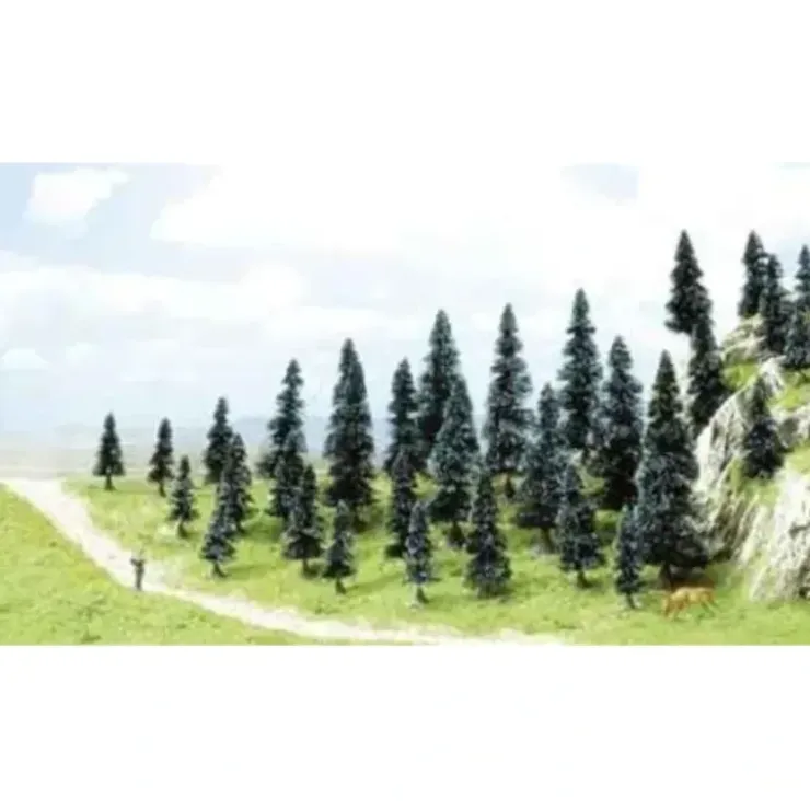 Busch 6492 HO Spruce Trees 1.9"-4.3" (Set of 35) - Your Source for Gaming Essentials