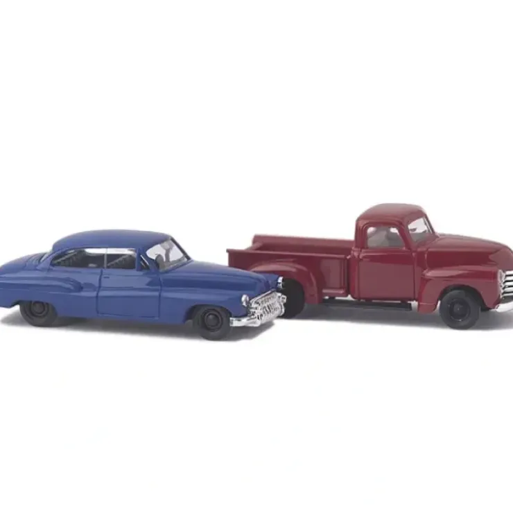 Busch 8320 N Scale 1950 Chevy Pickup Truck & 1950 Buik Sedan Vehicles - Your Source for Gaming Essentials