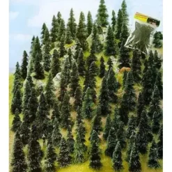 Busch 6599 N 1" to 2" Pine Trees (Pack of 100) - Your Source for Gaming Essentials