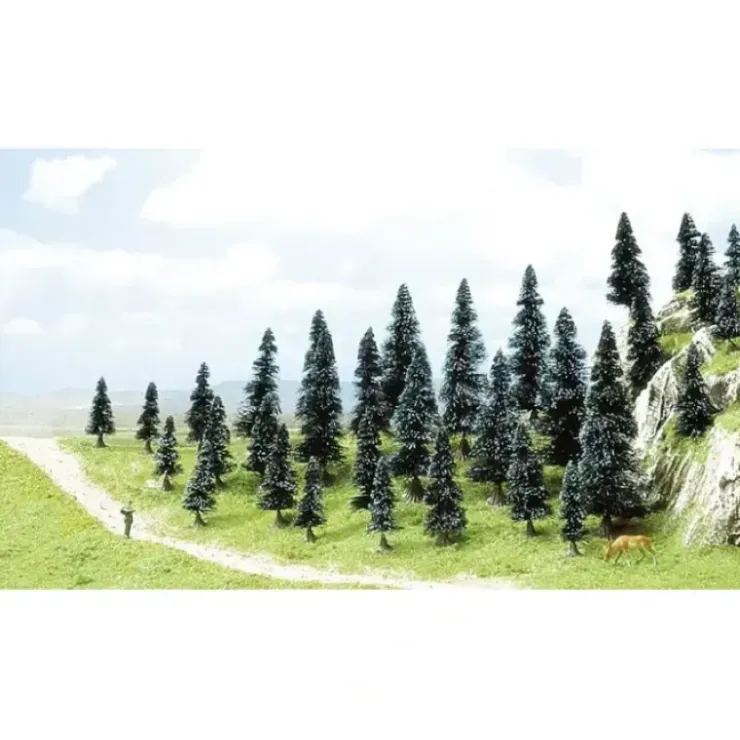 Busch 6592 N/Z 1.2"-2" Fir Trees - Your Source for Gaming Essentials