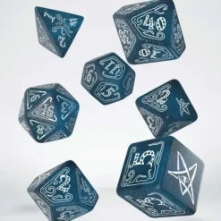 Dice>Call of Cthulhu: Dice Set Abyssal/White (7) - Your Source for Gaming Essentials
