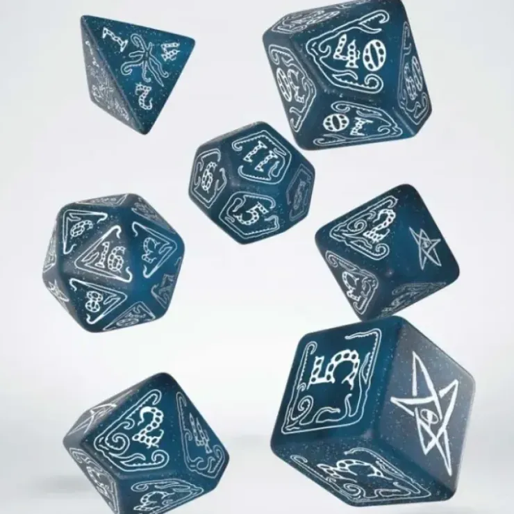 Dice>Call of Cthulhu: Dice Set Abyssal/White (7) - Your Source for Gaming Essentials
