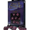 Dice>Call of Cthulhu: Dice Set Black/Magenta (7) - Your Source for Gaming Essentials