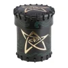 Dice>Call of Cthulhu Leather Dice Cup - Black/Green with Gold Leather - Your Source for Gaming Essentials