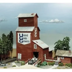 Campbell Scale Models 384-1295 HO Grain Elevator Building Kit - Your Source for Gaming Essentials