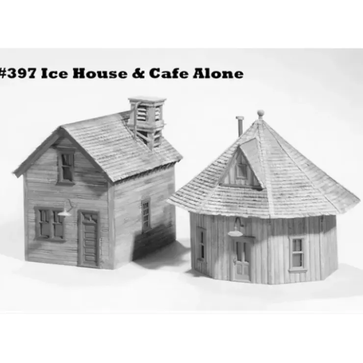 Campbell Scale Models 397 HO Ice House & Cafe Building Kit - Your Source for Gaming Essentials
