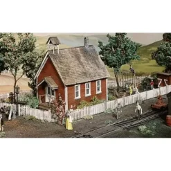 Campbell Scale Models 369 HO Iowa School House Craftsman Kit - Your Source for Gaming Essentials