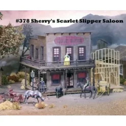 Campbell Scale Models 378 HO Sherry's Scarlet Slipper Saloon - Your Source for Gaming Essentials