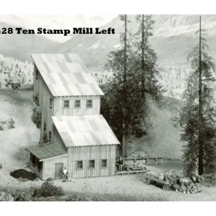 Campbell Scale Models 428 HO Ten-Stamp Mill Building Kit - Your Source for Gaming Essentials