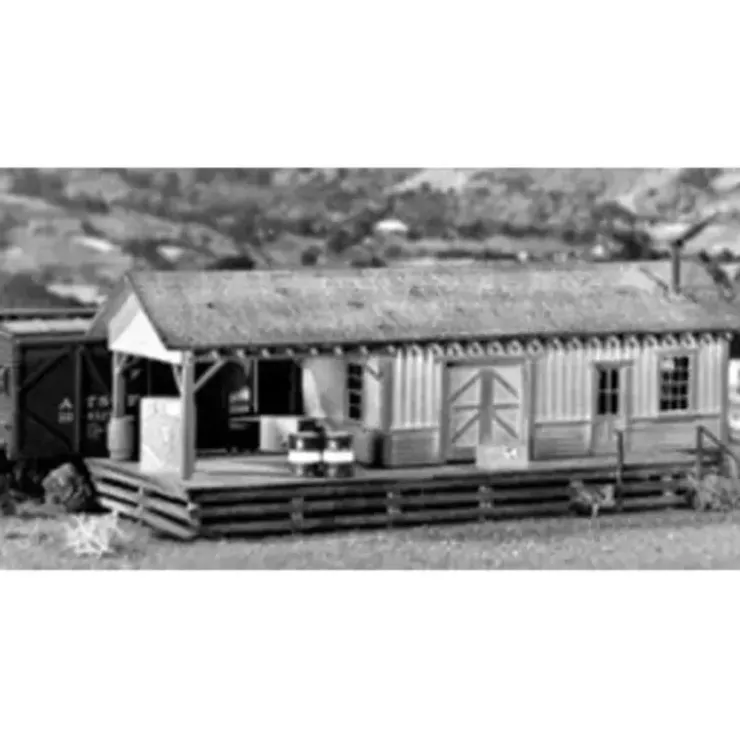Campbell Scale Models 361-495 HO Wayside Freight Station Wood Building Kit - Your Source for Gaming Essentials