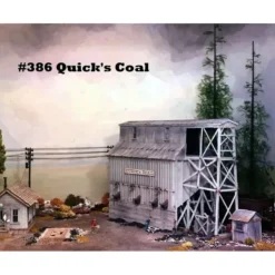 Campbell Scale Models 386 HO Yard Quick's Coal Building Kit - Your Source for Gaming Essentials