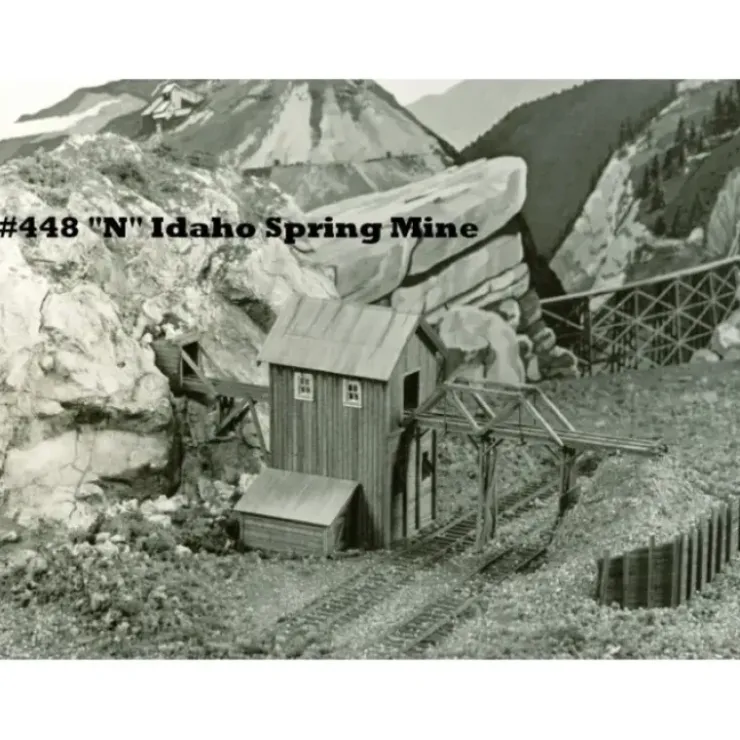 Campbell Scale Models 448 N Scale Idaho Springs Mine Building Kit - Your Source for Gaming Essentials