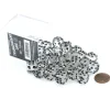 Dice>Case of 36 Deluxe Transparent Small 12mm Round Edge Dice - Clear with Black Pips - Your Source for Gaming Essentials