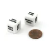 Dice>Chessex Custom Engraved 16mm D6 RPG Dice - Treasure Value Dice (2) - Your Source for Gaming Essentials