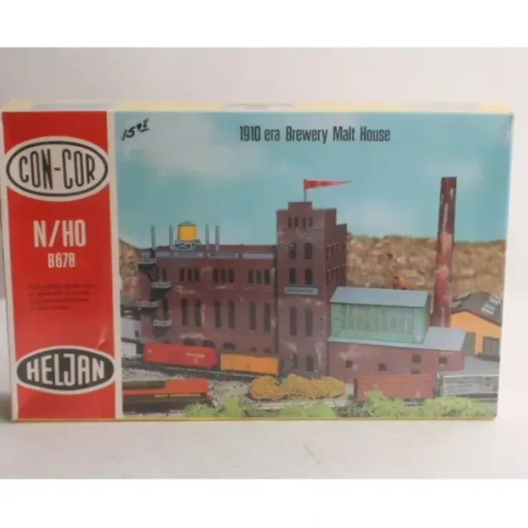 Con-Cor B678 HO 1910 Era Brewery Malt House Building Kit - Your Source for Gaming Essentials