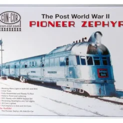Con-Cor 8734 Burlington Pioneer Zephyr N Gauge Diesel Passenger Train Set - Your Source for Gaming Essentials