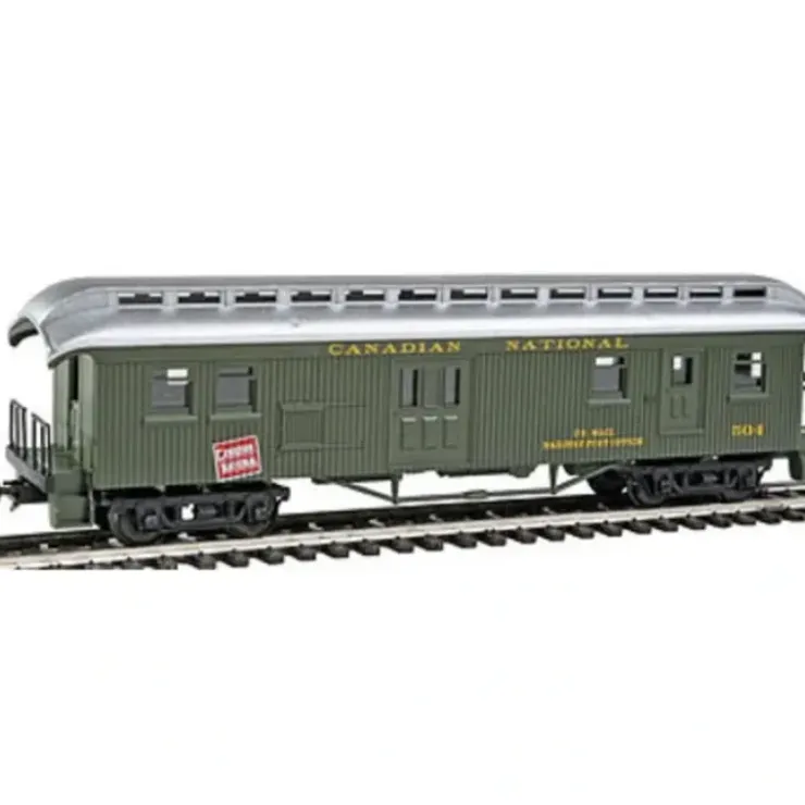 Con-Cor 15712 HO Canadian National 1880s Wood Open-Platform Baggage-RPO #504 - Your Source for Gaming Essentials