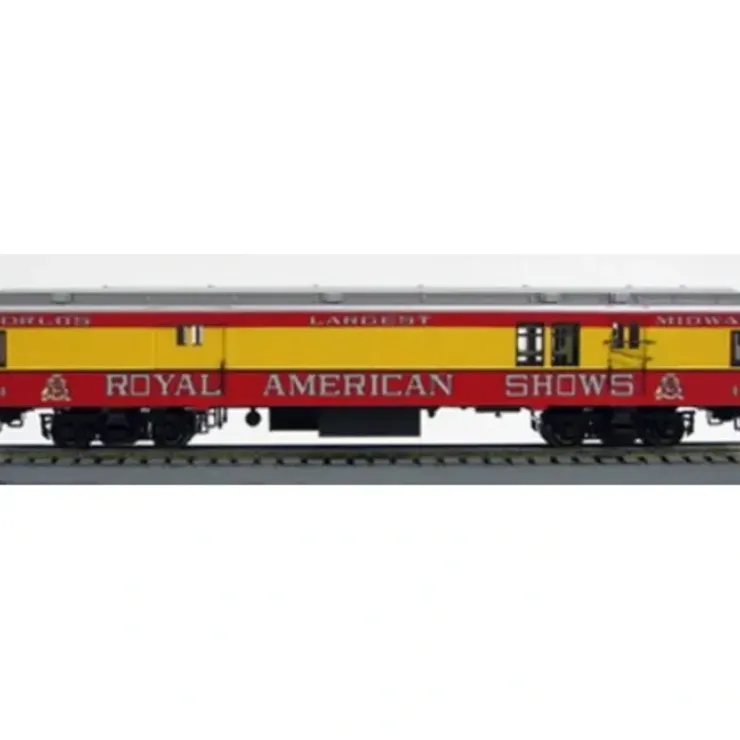 Con-Cor 94318 HO Royal American Shows 65' Baggage-Mail Car - Your Source for Gaming Essentials